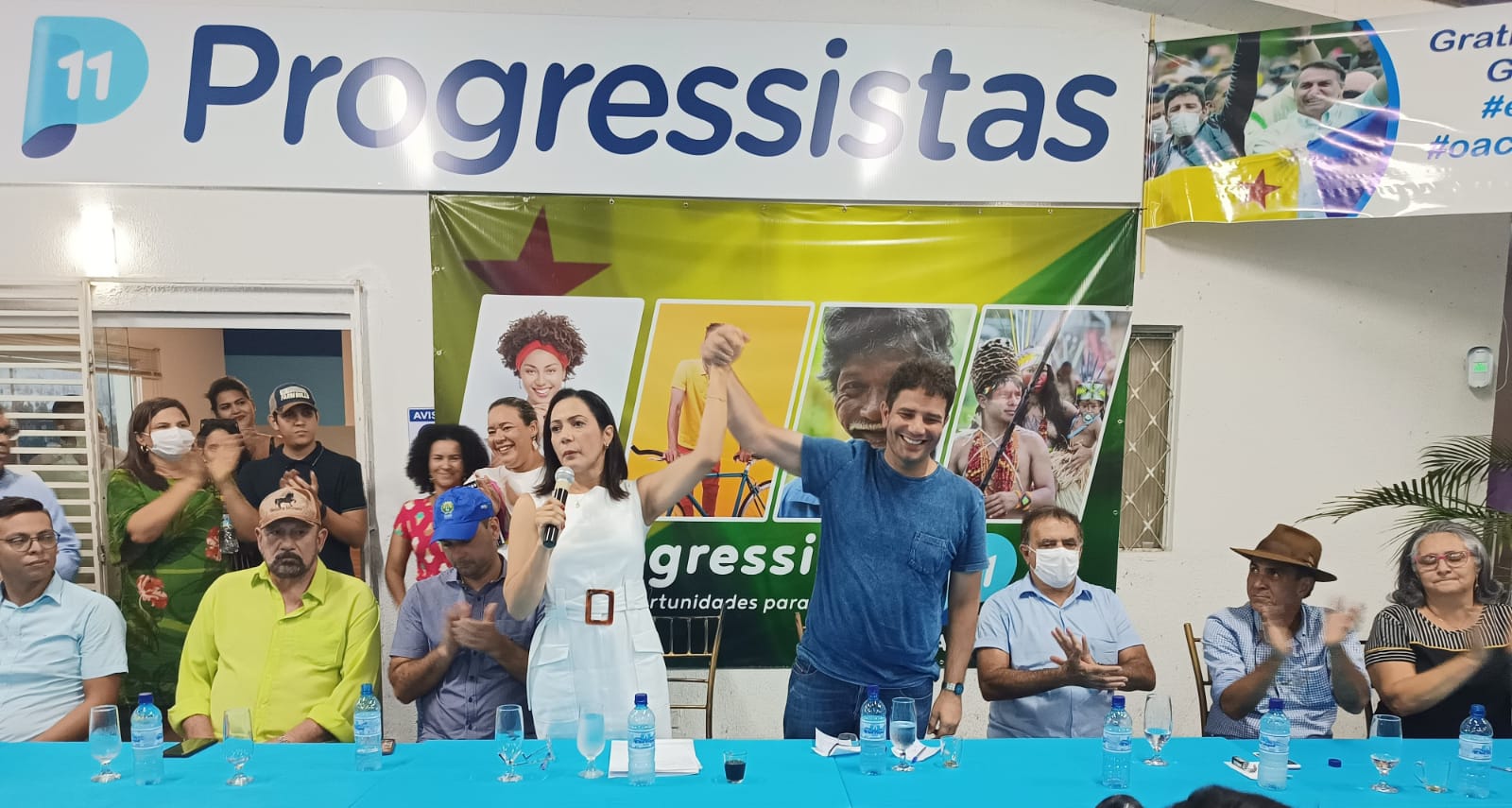 PP oficializa pré-candidatura de Gladson à reeleição, recebe novos filiados e Mailza fala em possível candidatura a federal